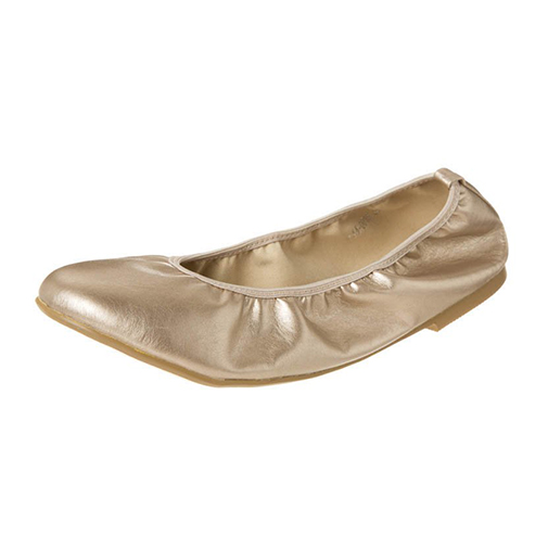 GOLDEN MICA - baleriny - Ballerina Closet - kolor złoty