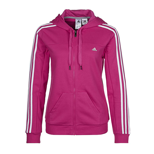 ESSENTIALS 3S - bluza rozpinana - adidas Performance - kolor różowy