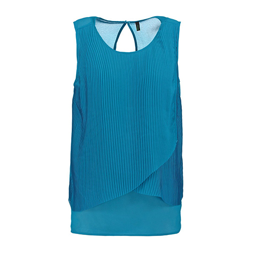 SOLEIL - bluzka - Benetton - kolor niebieski