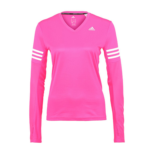 RESPONSE - bluzka z długim rękawem - adidas Performance - kolor fioletowy