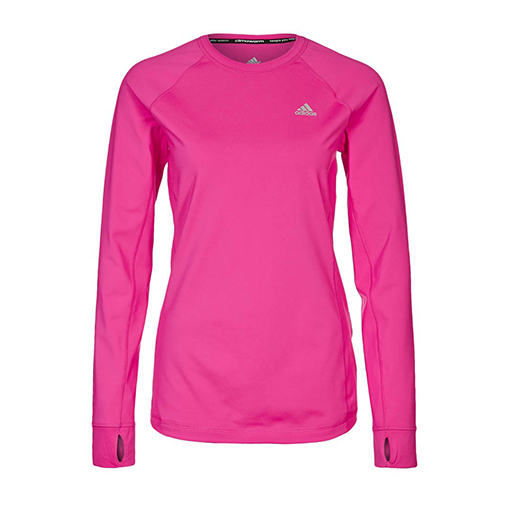 TF CW CREW - bluzka z długim rękawem - adidas Performance - kolor różowy