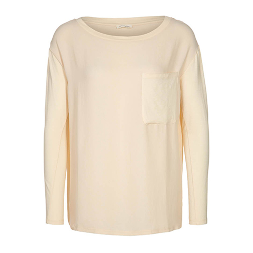 ROSALES - bluzka z długim rękawem - American Vintage - kolor biały