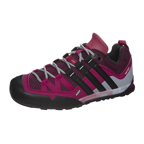 TERREX SOLO TRAXION - buty wspinaczkowe - adidas Performance - kolor różowy