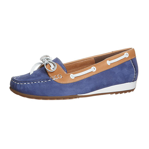 NEWPORT - buty żeglarskie - ara - kolor niebieski