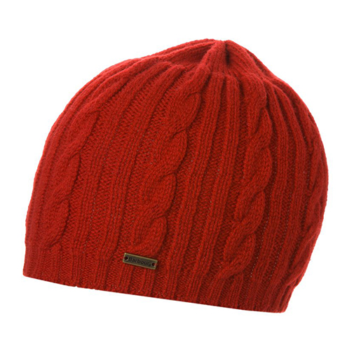BLAYDON - czapka - Barbour - kolor czerwony