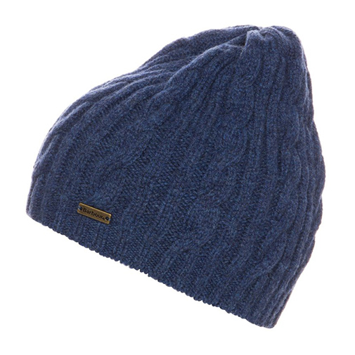 BLAYDON - czapka - Barbour - kolor niebieski