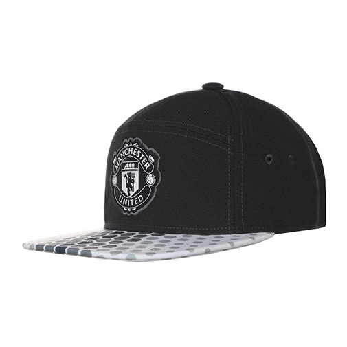 MUFC - czapka z daszkiem - adidas Performance - kolor szary