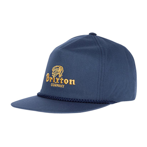 TANKA - czapka z daszkiem - Brixton - kolor niebieski