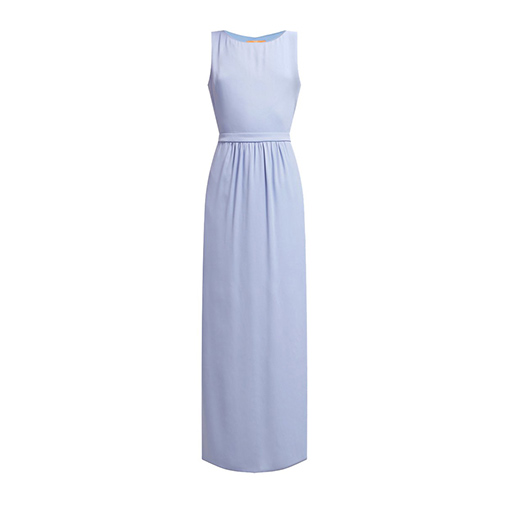 ABELLARA - długa sukienka - BOSS Orange - kolor niebieski