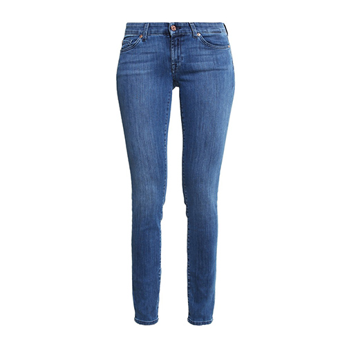 CRISTEN - jeans skinny fit - 7 for all mankind - kolor niebieski