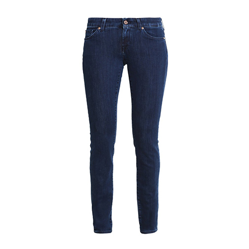 CRISTEN - jeans skinny fit - 7 for all mankind - kolor niebieski