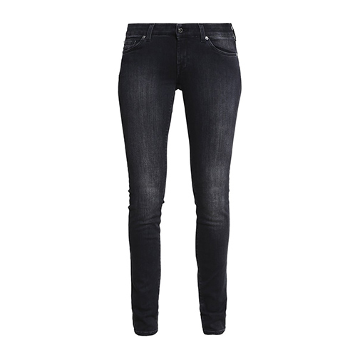 CRISTEN - jeans skinny fit - 7 for all mankind - kolor czarny