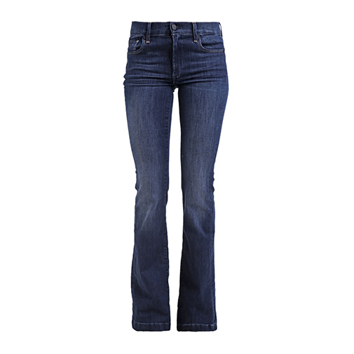 CHARLIZE - jeansy bootcut - 7 for all mankind - kolor niebieski