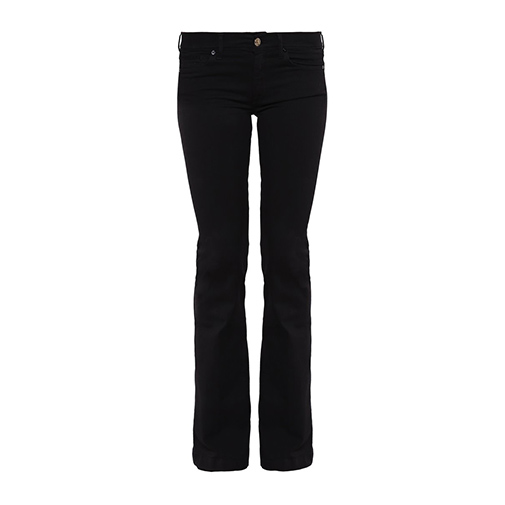 CHARLIZE - jeansy bootcut - 7 for all mankind - kolor czarny