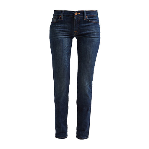ROXANNE - jeansy slim fit - 7 for all mankind - kolor niebieski