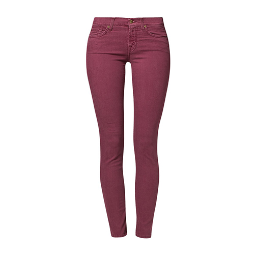 GWENEVERE - jeansy slim fit - 7 for all mankind - kolor fioletowy