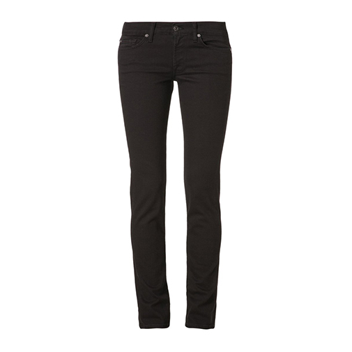 ROXANNE - jeansy slim fit - 7 for all mankind - kolor czarny