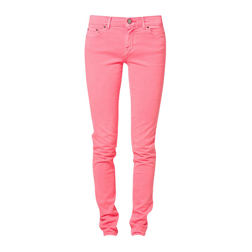 SUPERSKINNY - jeansy slim fit - adidas Originals - kolor różowy