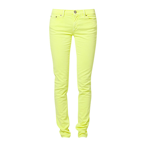 SUPERSKINNY - jeansy slim fit - adidas Originals - kolor żółty