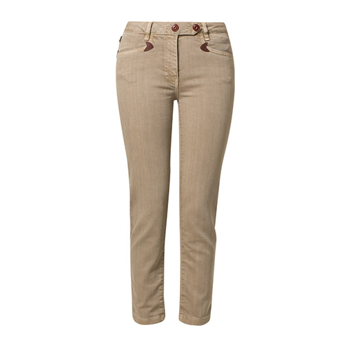 SLIMKI - jeansy slim fit - Aigle - kolor beżowy