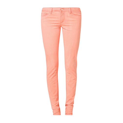 PAMELA - jeansy slim fit - Amy Gee - kolor pomarańczowy