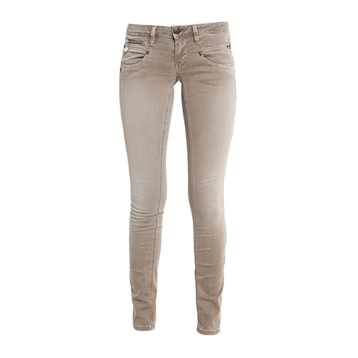ALEXA - jeansy slim fit - Freeman T. Porter - kolor beżowy