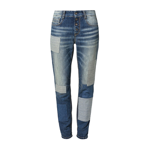 DOREEN - jeansy slim fit - Freeman T. Porter - kolor niebieski