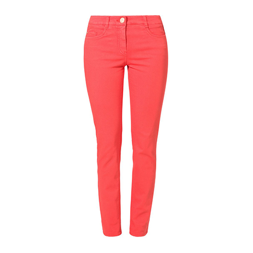 ZURI - jeansy slim fit pomarańczowy - Atelier Gardeur - kolor czerwony