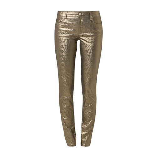 GENERICO - jeansy slim fit - Versace Jeans - kolor złoty