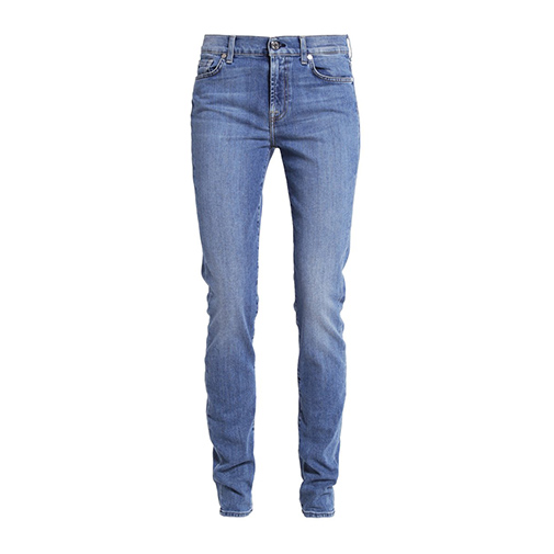 ROZIE - jeansy straight leg - 7 for all mankind - kolor niebieski