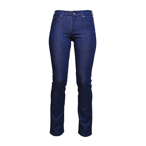KIMMIE - jeansy straight leg - 7 for all mankind - kolor niebieski