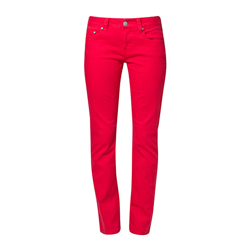 STELLA - jeansy straight leg - Amor, Trust & Truth - kolor czerwony