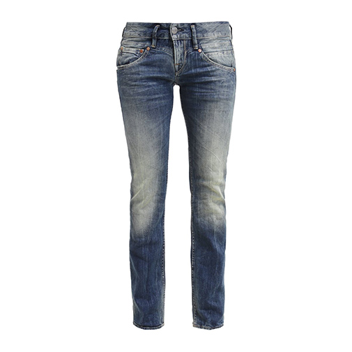 JOLINA - jeansy straight leg - Herrlicher - kolor niebieski