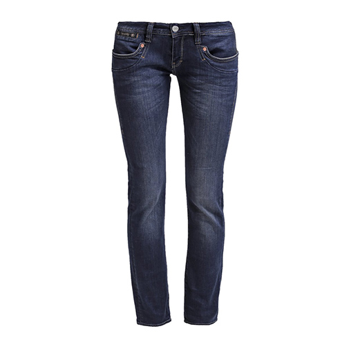 PIPER - jeansy straight leg - Herrlicher - kolor niebieski