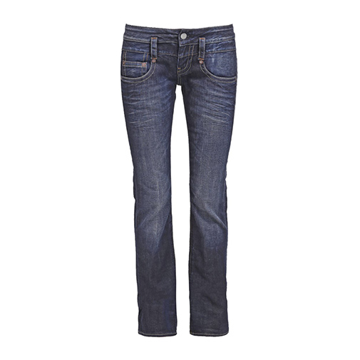PITCH - jeansy straight leg - Herrlicher - kolor niebieski