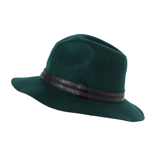 ULIRANIA - kapelusz - ALDO - kolor ciemnozielony