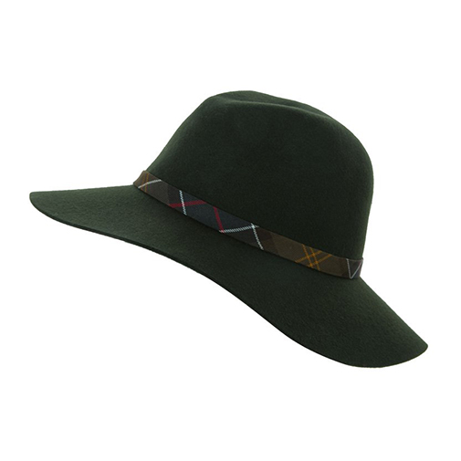 DALTON FEDORA - kapelusz - Barbour - kolor ciemnozielony