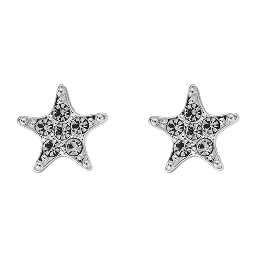 STAR - kolczyki - SNÖ of Sweden - kolor srebrny