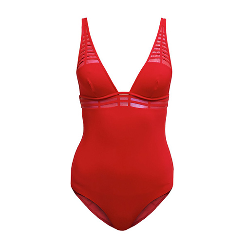 HOT - kostium kąpielowy - La Perla - kolor czerwony