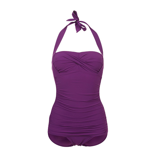 CRYSTALSUN - kostium kąpielowy - Speedo - kolor fioletowy
