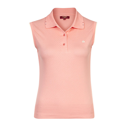 GRACE - koszulka polo różowy - Merc - kolor pomarańczowy