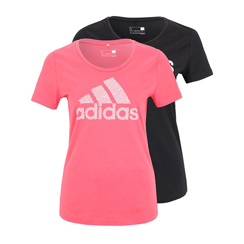 2 PACK - koszulka sportowa - adidas Performance - kolor fioletowy