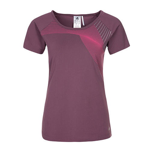 SPU GRAPHIC - koszulka sportowa - adidas Performance - kolor fioletowy