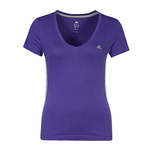 ESSENTIAL - koszulka sportowa - adidas Performance - kolor fioletowy