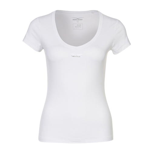 FARAH - koszulka sportowa - Venice Beach - kolor biały