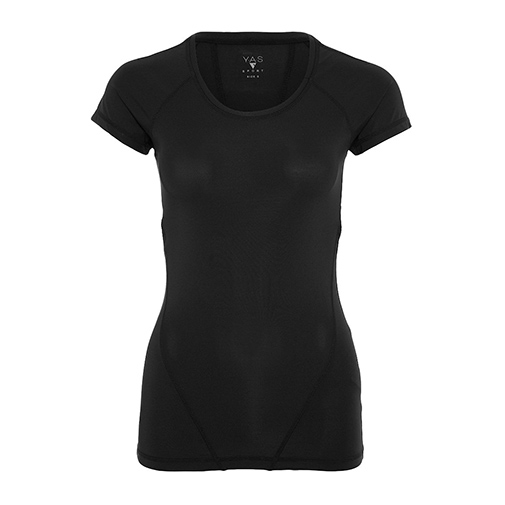 CARLY - koszulka sportowa - YAS Sport - kolor czarny
