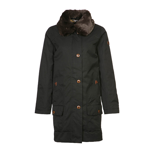 LOUYSON - krótki płaszcz - Aigle - kolor czarny