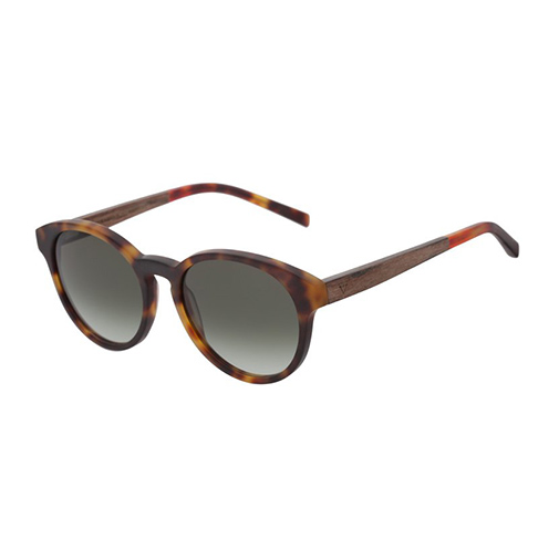 LEOPOLD - okulary przeciwsłoneczne - Kerbholz - kolor jasnozielony