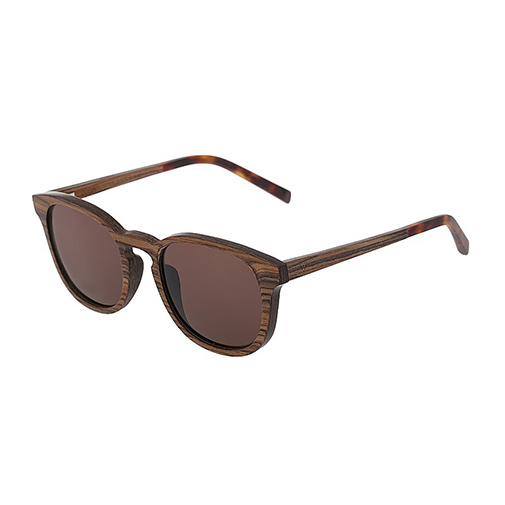 ALFONS - okulary przeciwsłoneczne - Kerbholz - kolor brązowy