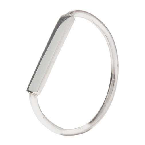 MIKKEL - pierścionek - A Brend - kolor srebrny